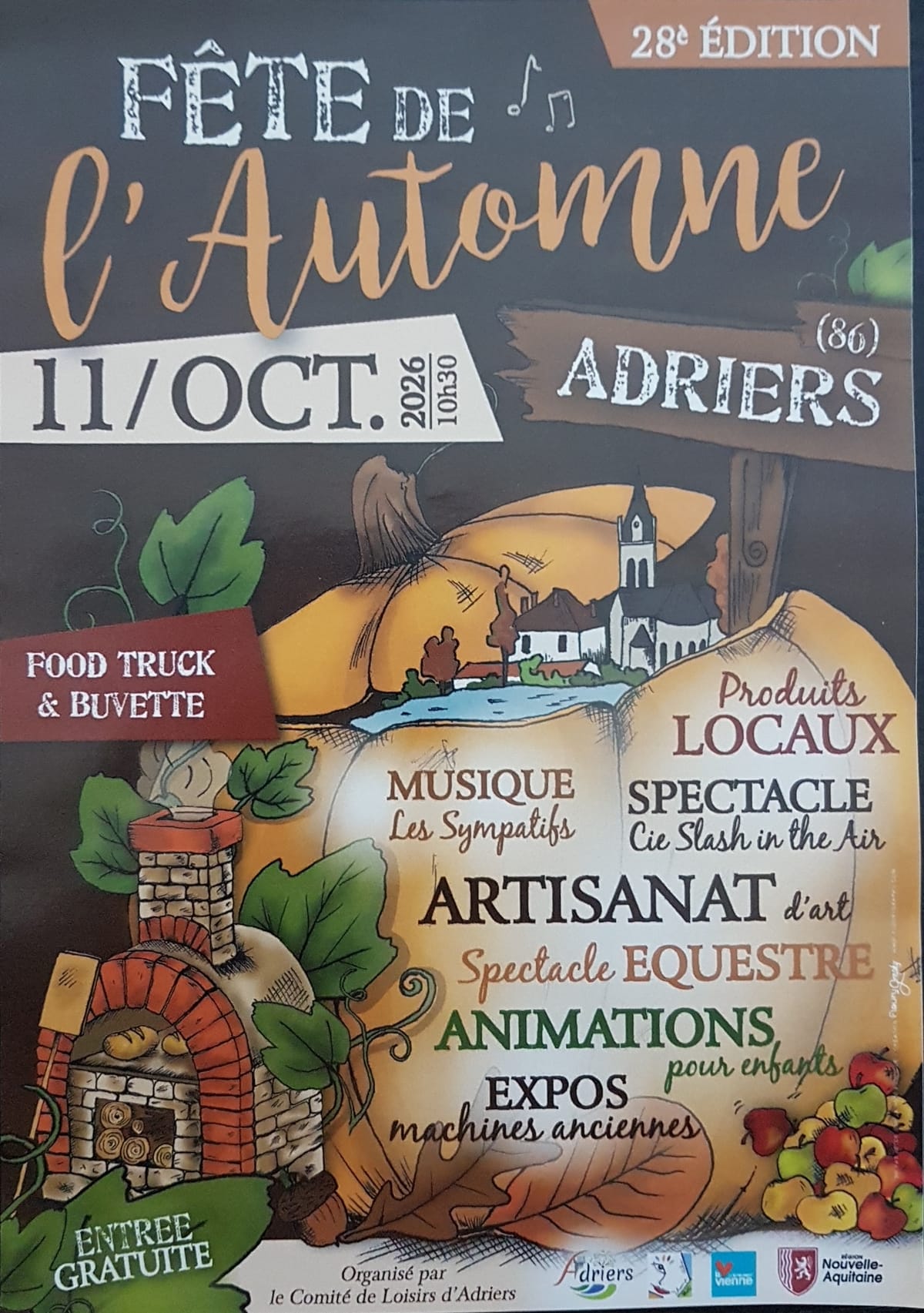 28ème FETE DE L'AUTOMNE — Adriers
